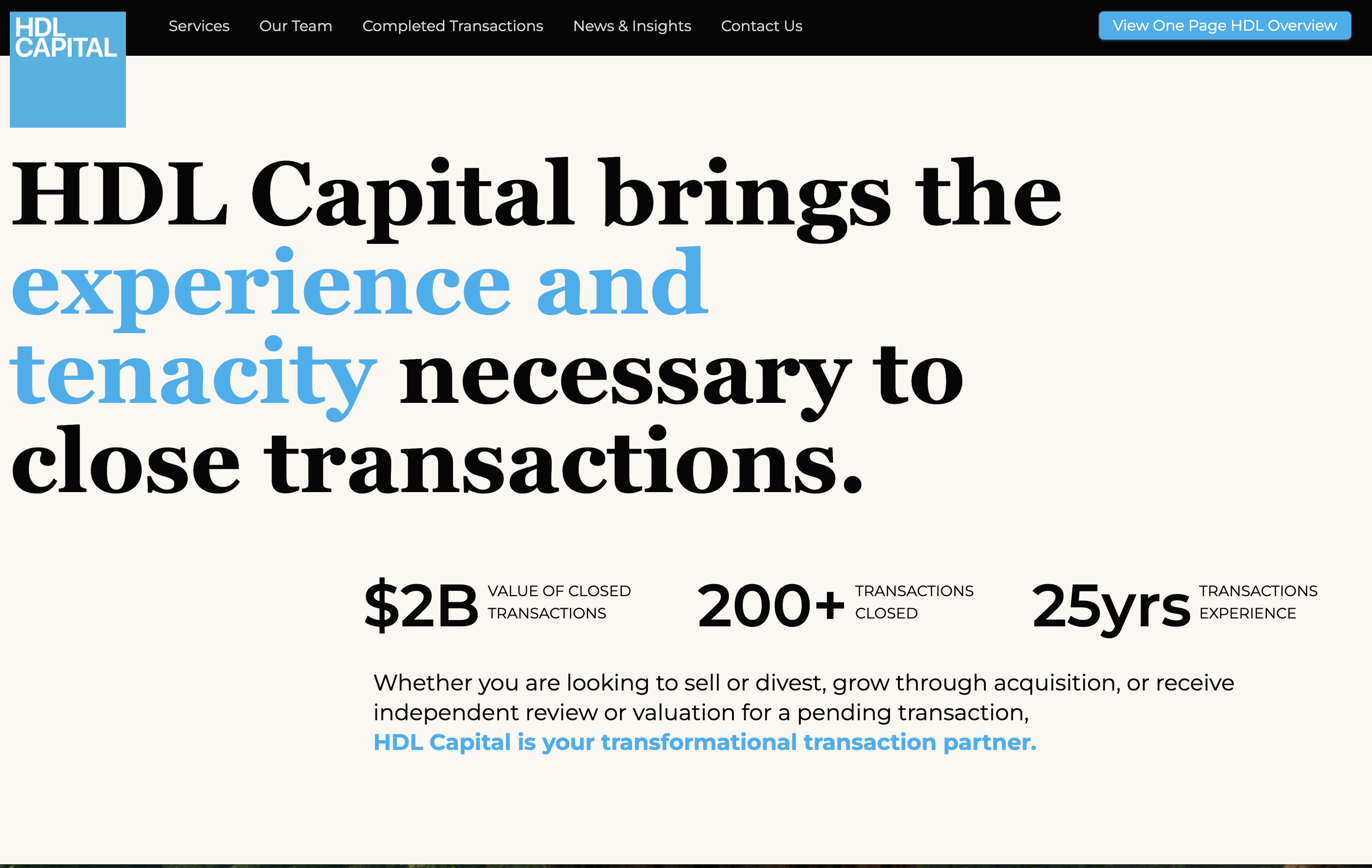 HDL Capital screenshot